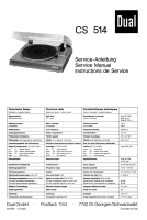 Dual CS-514-Service-Manual 